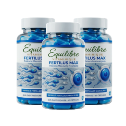 FERTILUS MAX Equilibre Vitaminique | Suplemento Premium para Performance Masculina e Fertilidade
