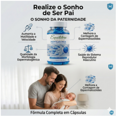 FERTILUS MAX Equilibre Vitaminique | Suplemento Premium para Performance Masculina e Fertilidade